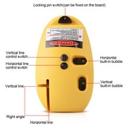 Anauto 2 Lines Vertical Horizontal Line Infrared Laser Level Right Angle Measuring Tool, Leveling Tool, Laser Level
