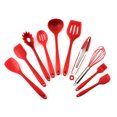 thumbnail image 1 of Juego de utensilios de cocina de silicona, 10 piezas, cuchara antiadherente resistente al calor, espátula, cucharón, utensilios de cocina, vajilla Irfora Utensilio de cocina, 1 of 7