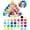 120pcs Hexagon Silicone Beads, variant on Pony Beads Kit, Friendship Bracelet Making Kit with 2362pcs 48 Colors 6x9mm Beads Letter Beads and Elastic String for DIY Crafts