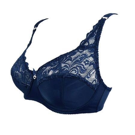 

Jaycosin Lace Bralettes Bra for Women One Pieces Bandeau Bra with Straps and Removable Pads (Multi-color L)