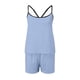 thumbnail image 3 of MKLEKYY Short Deportivo Mujer Casual Color Sólido Suspender Chaleco Pantalones Cortos Pijamas para El Hogar conjunto de Pantalones de Pijama, 3 of 4