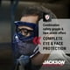 thumbnail image 2 of Gafas de seguridad Jackson Safety Gpl500 Premium con protector facial, 2 of 8