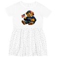 thumbnail image 3 of Inktastic Patriotic Teddy Bear 250 Years Celebration Girls Toddler Dress, 3 of 5