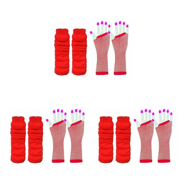 Sonducket Conjunto de accesorios de guante de red elegante traje de mujer guantes largos elásticos accesorio de ropa adornos de mano suministros Type1 NO1