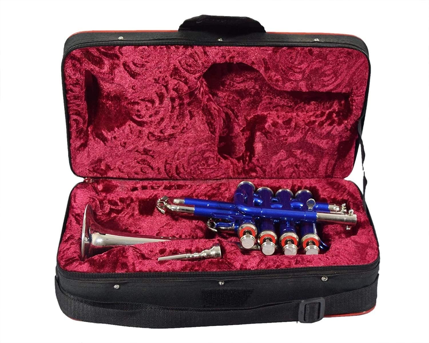 Sai Musical India Bb low pitch brass musical instrument 4 VALVE PICCOLO TRUNMPET