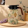 thumbnail image 5 of Vintage Floral Pattern Teapot, Vintage Floral Pattern Tea-Built-In Infuser, Stainless Steel Thermal Carafe with Lid for Hot Drinks (50oz), 5 of 10