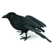 Mushroom Bird with Wire 7", Standing Crow