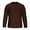 Coffee, variant on Stamzod Mens Sweater Solid Color Crewneck Long Sleeve Pullover Sweaters Casual Oversized Warm Sweater for Men Brown M