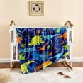 thumbnail image 3 of Dinosaur Blanket for Boys Teens Kids Soft Fuzzy Flannel Animal Throw Blanket for Adults Plush Dinosaur Christmas Birthday Gifts,50"x60", 3 of 5