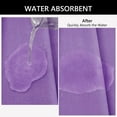 thumbnail image 6 of Tripumer Set of 2 Comfort Memory Foam Mat Bathroom Rug Set 16 x 24 inch and 20 x 32 inch Shaggy Bathroom Mats and Rugs Set Purple, 6 of 6