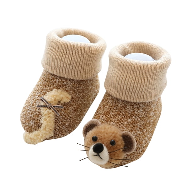 Calcetines Gruesos De Lana De Coral Para Invierno, Calcetines Para Bebés Recién Nacidos, Calcetines Para Niños Y Niñas, Calcetines Suaves Antideslizantes Para Bebés, Accesorios De Ropa De Abrigo Scienceny BA000701-03