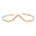 thumbnail image 1 of CRAFTHROU V Shaped De Para Mujer En Hierro Dorado Con Geométrico Y Ajuste Cómodo, 1 of 8