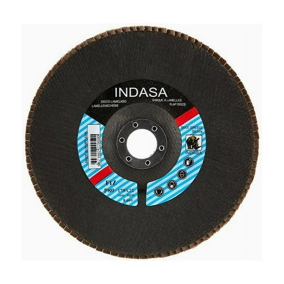 Buy Indasa 4.5" x 7/8" Rhyno Flap Alox Sanding Discs - T29 Conical (10/Box, Grit 40–120)