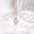 thumbnail image 2 of Lab Diamond Pendant Necklace For Women | 3 Carat IGI Certified Round Shape | Adriana Lab Diamond Pendant In 18K Rose Gold | FG-VS1-VS2 Quality | Friendly Diamonds, 2 of 5