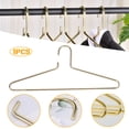 thumbnail image 2 of Metal Coat Hangers Sturdy Anti Slip for Closets Clothes Racks for Shirts Skirts。，, 2 of 4