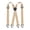 Beige, variant on Men's 4 Clip Suspenders, X Back Hidden Work Suspenders with Hook Clips, Heavy Duty for Hikers Seniors Dress Pants(Black)