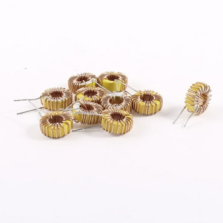 

Unique Bargains 10pcs 22uH 21mOhm 3Amp Coil Ring Winding Toroid Toroidal Inductor Choke