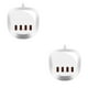 thumbnail image 4 of Sidaley Adaptador Universal seguro función pragmática multifuncional amplia aplicación adaptadores de corriente juego de enchufes para viajes calibre de alambre americano 2piezas, 4 of 6