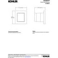 thumbnail image 2 of KOHLER K-98347-CP Support Mural Fixe Awaken, Chrome Poli, 2 of 3