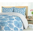thumbnail image 4 of Ambesonne Watercolor Duvet Cover Set, Japan Flower, 2-Calking, Sky Blue, 4 of 6