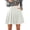 White, variant on Ediodpoh Skirts for Women Stretch Waist Pleated A Line Mini Skirt with Pockets Comfortable Flowy for Summer Daily Wear Mini Skirts Grey S