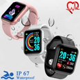 thumbnail image 2 of Reloj inteligente Y68 deportivo con Monitor De ritmo cardíaco con Rastreador inalámbrico D20 Pro, 2 of 4