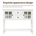 thumbnail image 6 of Wood Console Sofa Table with Storage Drawers and Bottom Shelf, Storage Buffet Sideboard Cabinet, Rustic Console Table for Entryway Hallway Foyer, Accent Table for Kitchen Living Room, K1366, 6 of 10