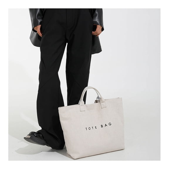Suede Tote Bag for Women Large Soft Tote Bag for Work Travel Letter Print Hobo Bag Fashion Handbag