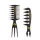 thumbnail image 1 of Peine de aceite para cepillo de pelo 2021, peine de dientes anchos con cabeza de aceite Retro, peine de barba para hombres, herramientas de peinado de peluquero Tan Jianjun unisex, 1 of 2