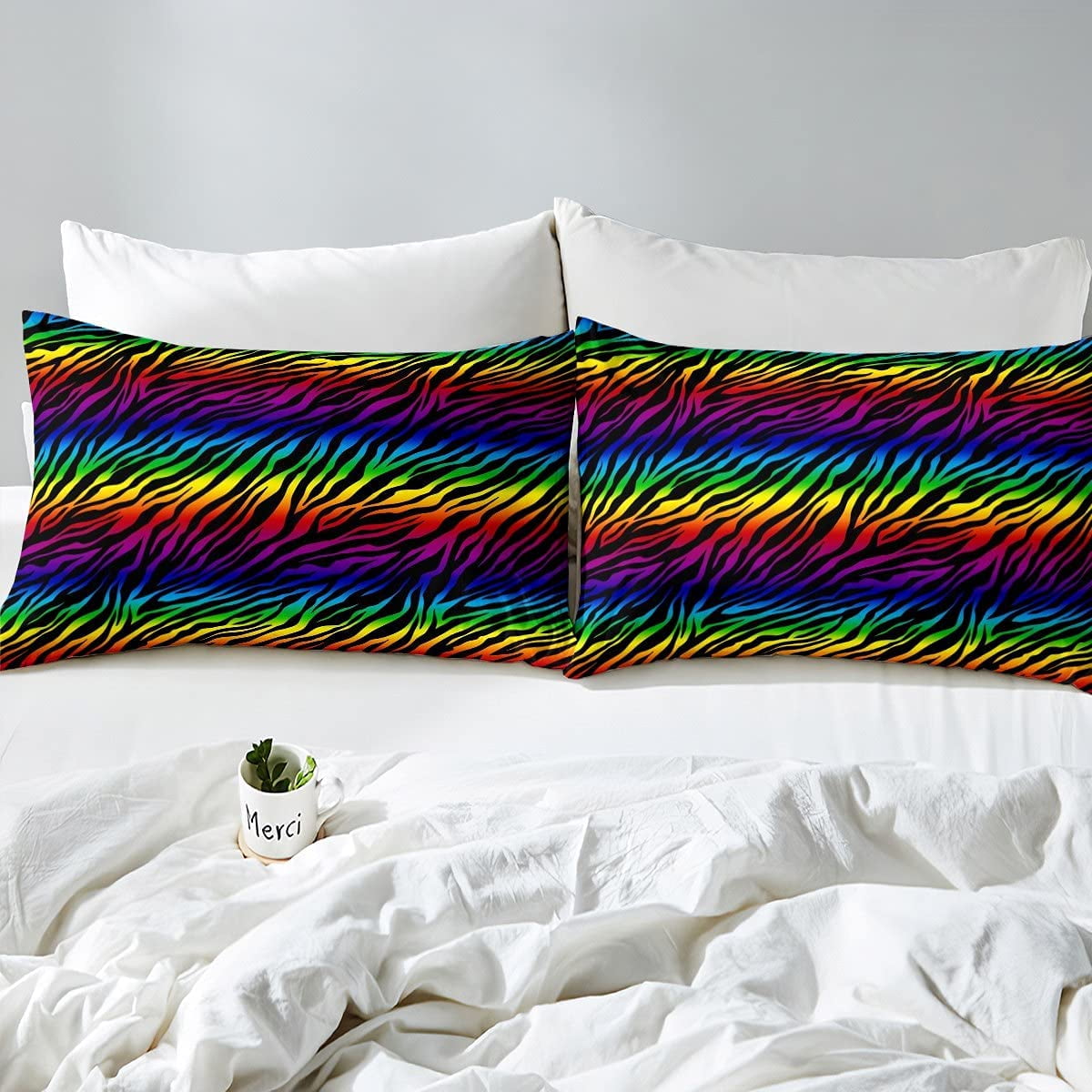 Girls zebra bedding sale