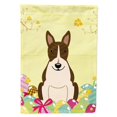 thumbnail image 1 of "Treasures BB6136GF Easter s Bull Terrier Dark Brindle Flag Garden, pequeño, multicolor" Caroline's Treasures BB6136GF, 1 of 1