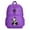 Purple, variant on - PD Moreno's Panda Wearing A Tiara - Cute School Travel Backpack
