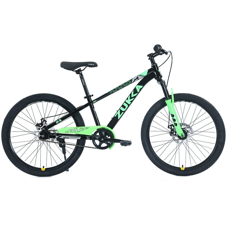 Zukka 24 inch Mountain Bike Steel Frame Hardtail Bicycle for