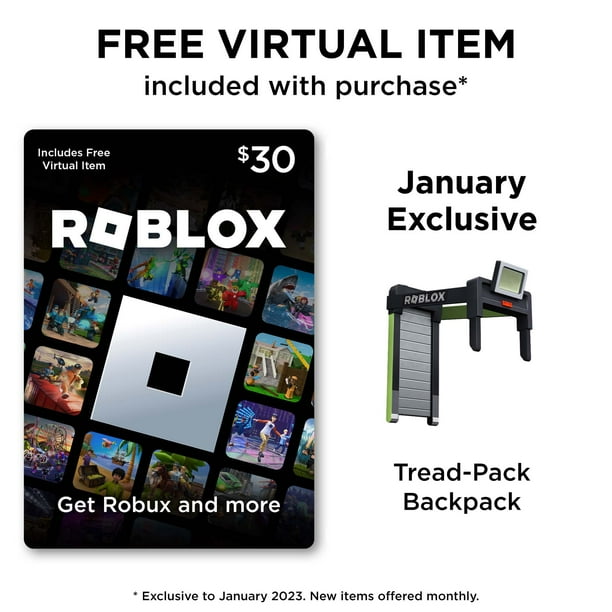 Roblox 30 Digital Gift Card [Includes Exclusive Virtual Item] [Digital