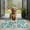 Teal Daisy Flower, variant on Yellow Daisy Flower Pattern Door Rugs,Washable Non Slip Door Mats Indoor,Decorative Door Mats,Entry Mat Indoor for Entrance,Bedroom,Kitchen,Bathroom,17"x30"