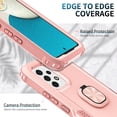 thumbnail image 2 of SaniMore for Samsung Galaxy A53 5G Magnetic Case, Rugged PC & TPU Bumpers with Car Mount & Ring Kickstand Heavy Duty Full Body Protective Case for Samsung A53 5G Women Men, Rosegold, 2 of 8