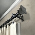 thumbnail image 2 of Wolfgang 13/16" Bay Window curtain rod 20"-36", 38"-72" - Black, (ABay-01-2), 2 of 4