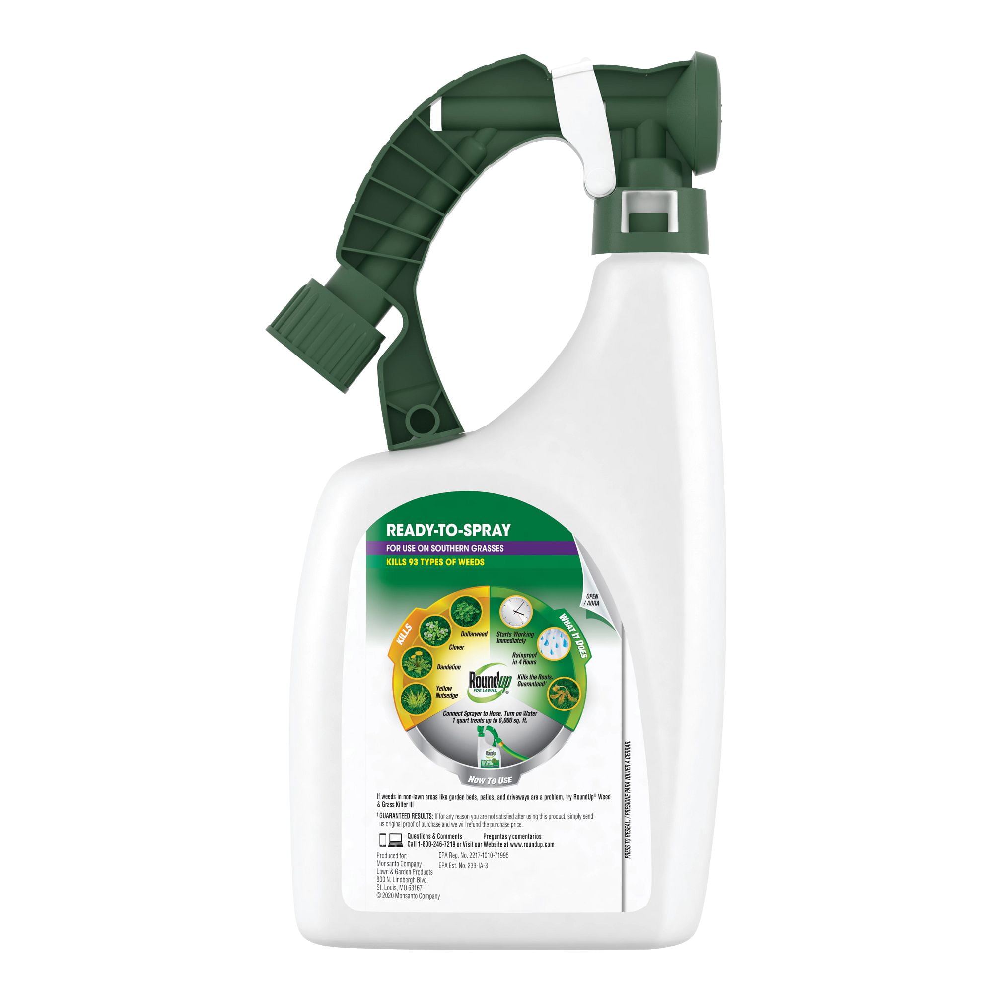 Roundup For Lawns₆ Ready-To-Spray, for Use on Southern Grasses, 32 fl. oz.