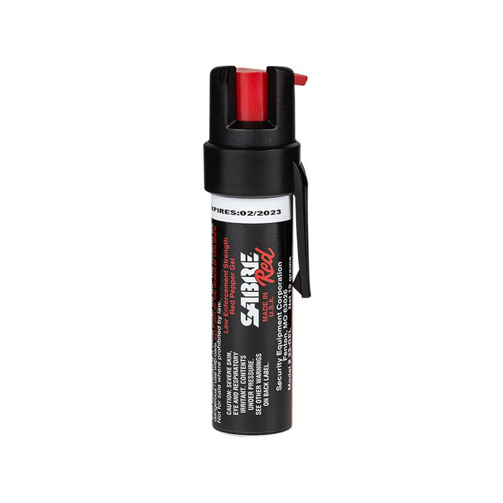 SABRE Compact Pepper Gel with Clip, Maximum Strength, Black Walmart