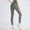 Gray, variant on Workout Clothes for Women, Solid Color Athletic Long Elastic Seamless Hip Lifting High Waisted Trousers Active Fit Womens Trousers Coffee L