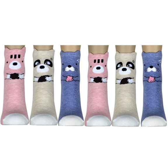 Women Girl Cartoon Animal Design Lovely Novelty Cute Casual Cotton Socks Gift Idea