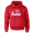 Red, variant on Respect My Tshirt - Taurus Zodiac Hoodie, Astrology Symbol Design, Pullover Sweatshirt, Red, Large