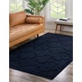 thumbnail image 5 of Unique Loom Trellis Shag Collection Area Rug - Traditional (9' x 12' Rectangle Navy Blue), 5 of 11