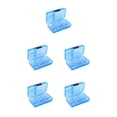 thumbnail image 2 of Kearding Organizador de pastillas Almacenamiento transparente Compartimiento de contenedor de tableta semanal Dispensador a prueba de humedad Azul 5Conjunto, 2 of 6