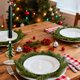 thumbnail image 5 of Portavelas de cristal para decoración de coronas de árbol de Navidad | Soporte para velas transparente para decoración navideña del hogar | Adorno para chimenea de mesa de cena romántica, 5 of 7