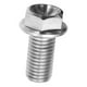 thumbnail image 2 of Tornillos de cabeza hexagonal de titanio con brida para bicicletas y motocicletas M6 x 10, 2 of 9