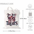 thumbnail image 2 of I'm Just Here For The Treats - Halloween Funny Canvas Bag 2Pcs, 2 of 5
