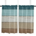 thumbnail image 5 of Vintage Farm Barn Brown Small Curtain Rod Pocket Short Curtains Half Drapes Partition Cabinet Door Window Curtains Home Decor, 5 of 6