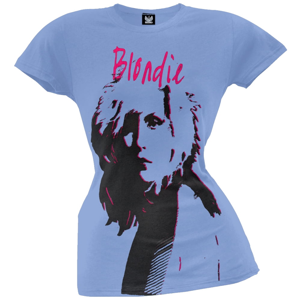 Official Blondie P Lines Halftone T-Shirt Blonde Eat To The Beat Parallel Merch 
