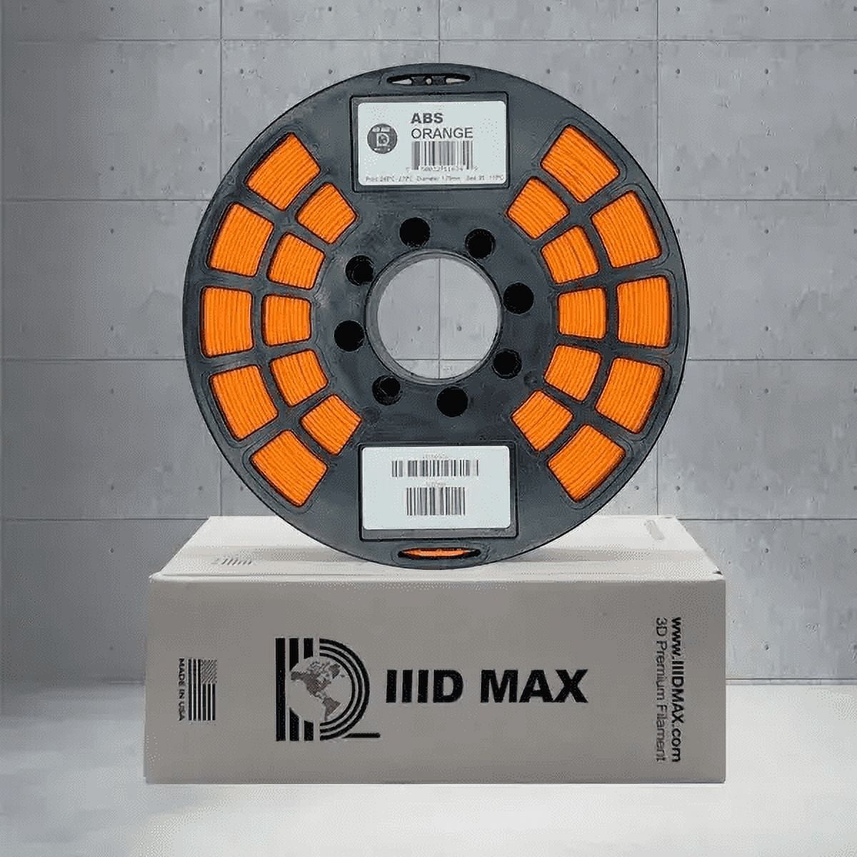 IIID MAX | Orange ABS Filament | 1kg - 1.75mm